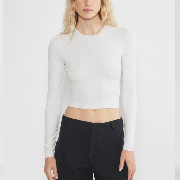 Aritzia | TNA Homestretch Crew Waist Longsleeve - Picture 1 of 5